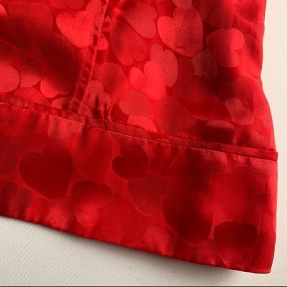 Marc Jacobs Silk Hearts Cami with Bow Red Women’s Size 12 New with Tag! - Picture 4 of 15